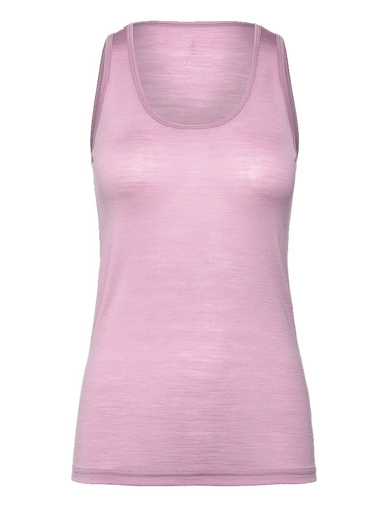 Panos Emporio - Wool/Tencel Tanktop - overdele - pink dawn - 0