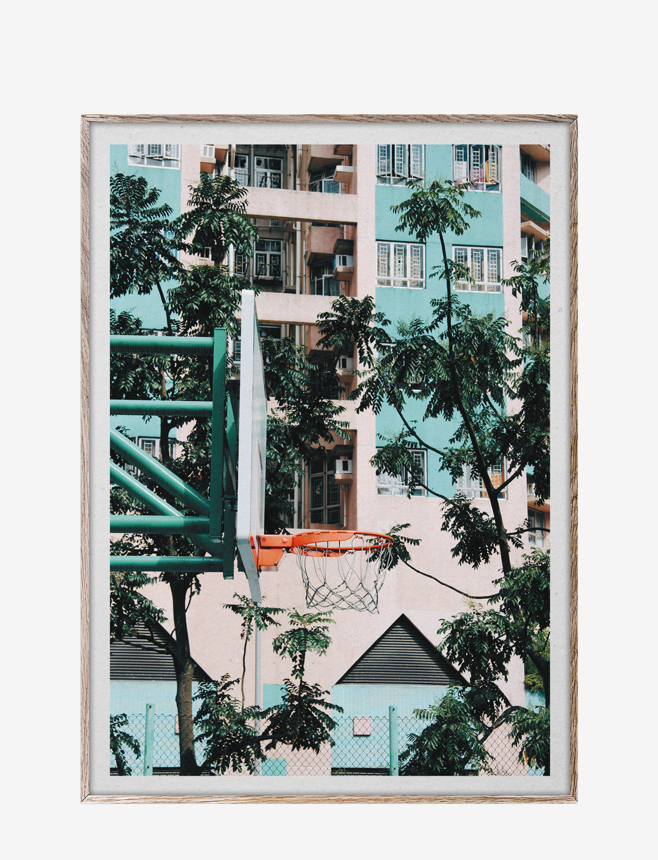 Paper Collective - Cities of Basketball 01 - Hong Kong 30x40 - zemākās cenas - multi - 0