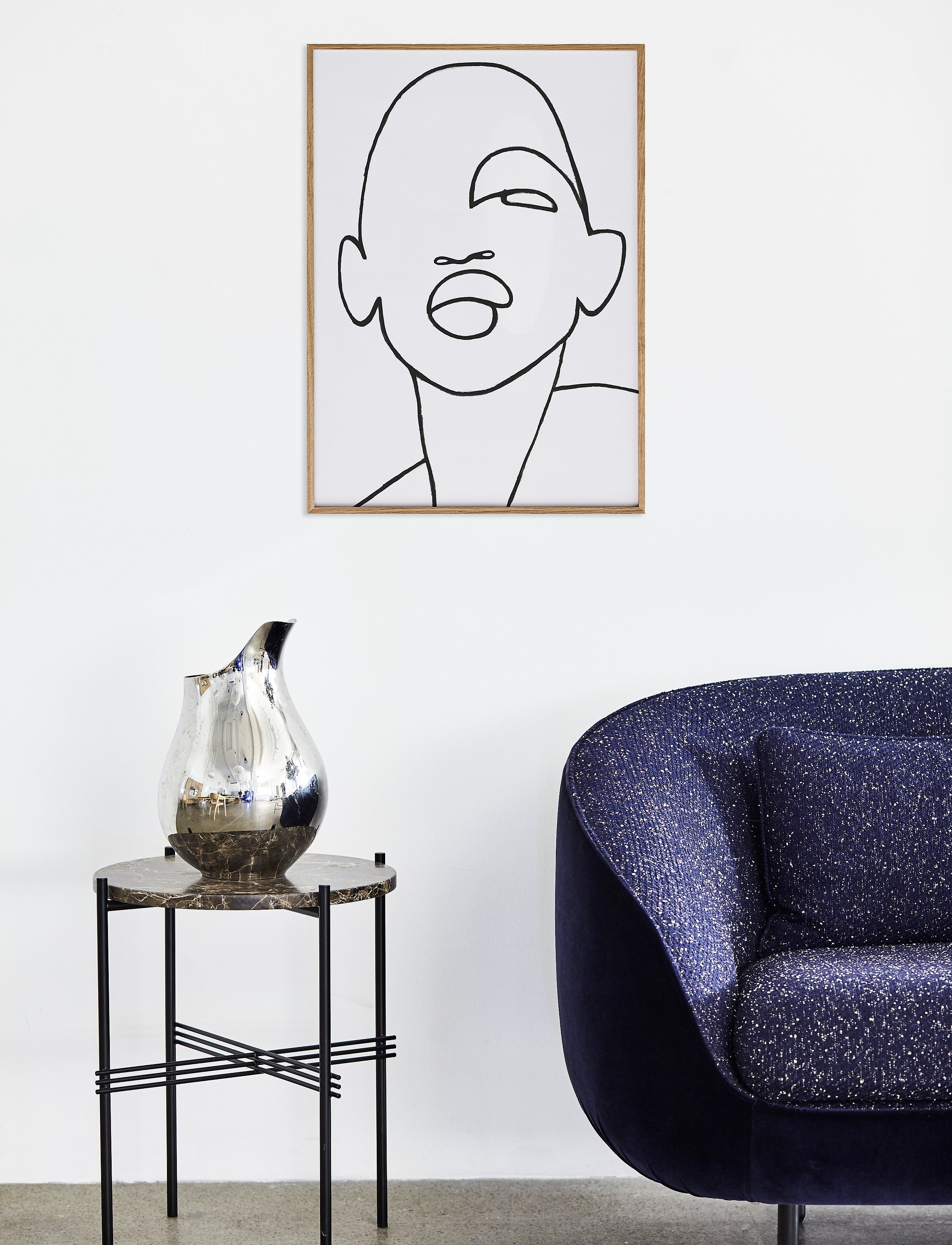 Paper Collective Faberge - 30X40, 30X40 cm, Multi/patterned, Plakater > Sort Og Hvid, Unisex