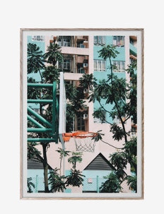 Cities of Basketball 01 - Hong Kong 30x40, Paper Collective