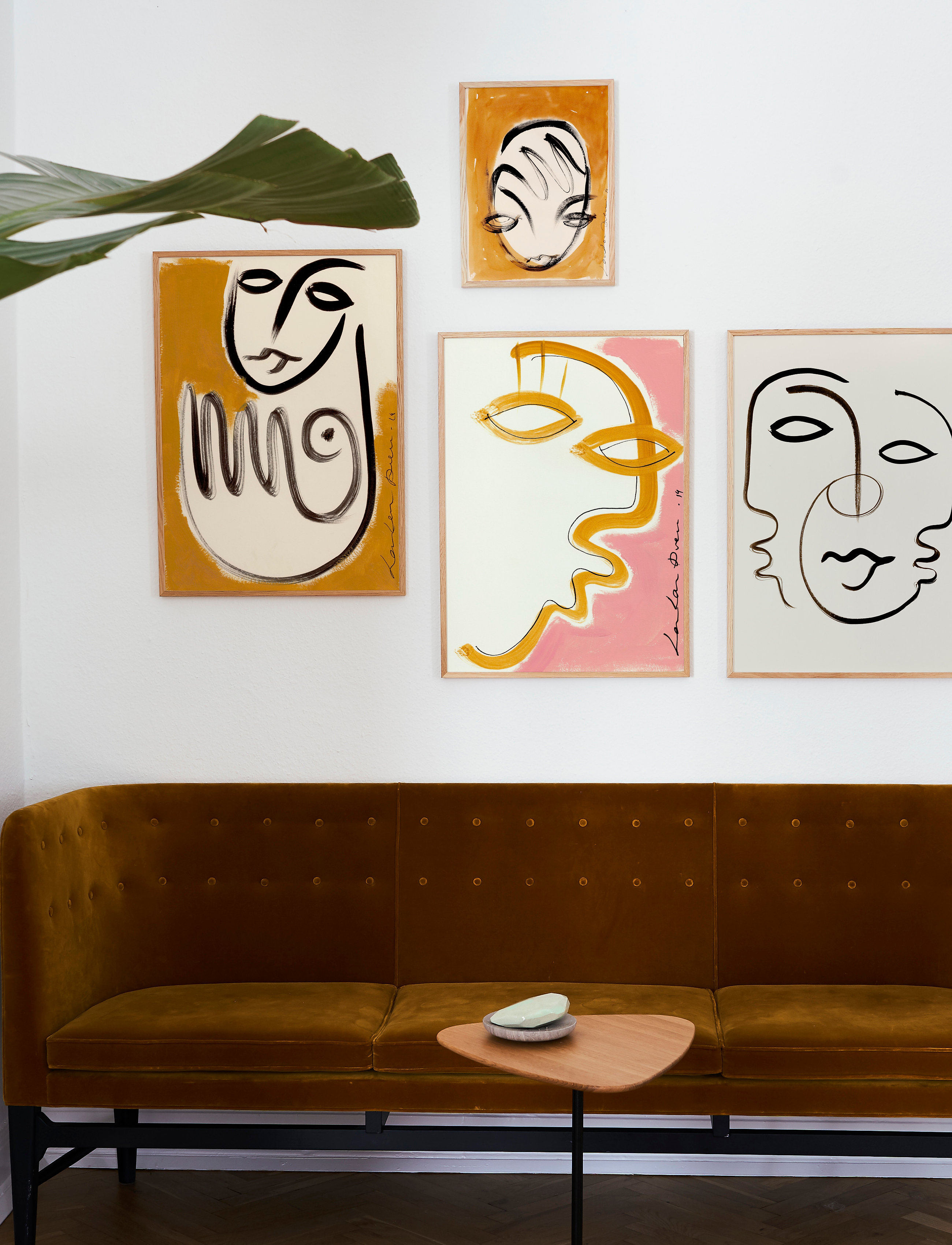 Paper Collective Gentil - 30X40, 30X40 cm, Multi/patterned, Plakater > Illustrationer, Unisex