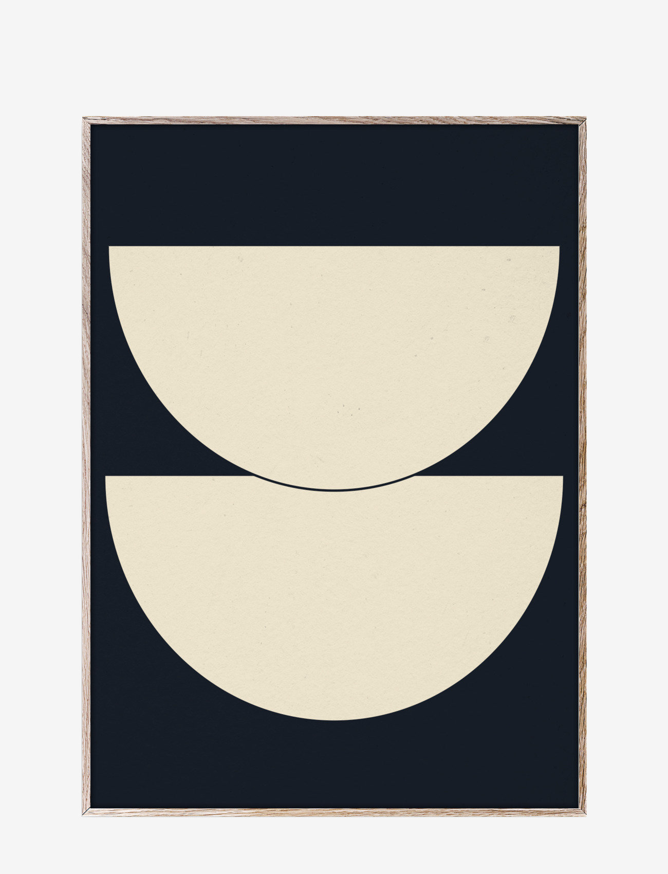 Paper Collective - Half Circles I - Blue 30x40 - myndræn mynstur - multi - 0