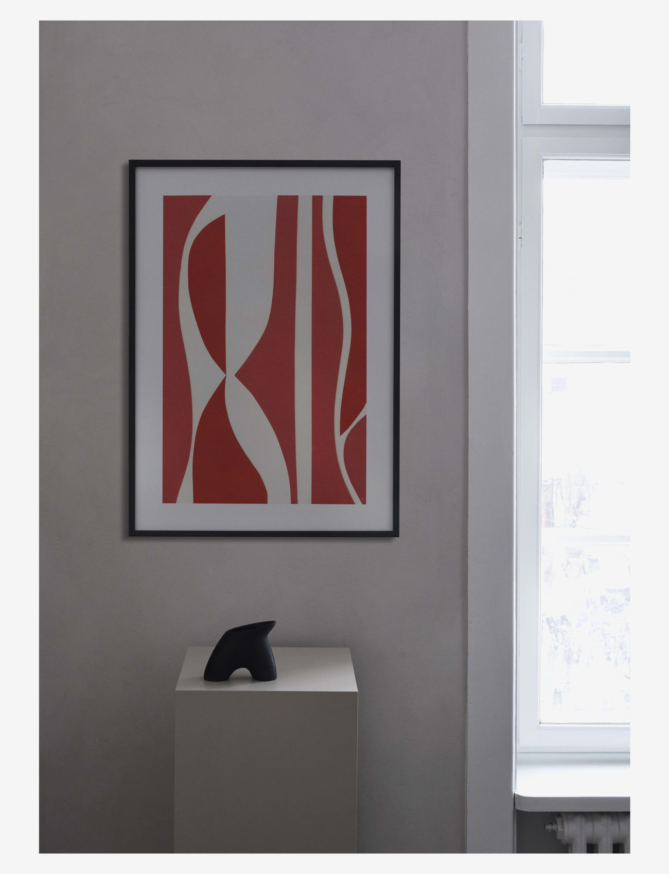 Paper Collective - The Passage - 50x70 cm - die niedrigsten preise - red, white - 1