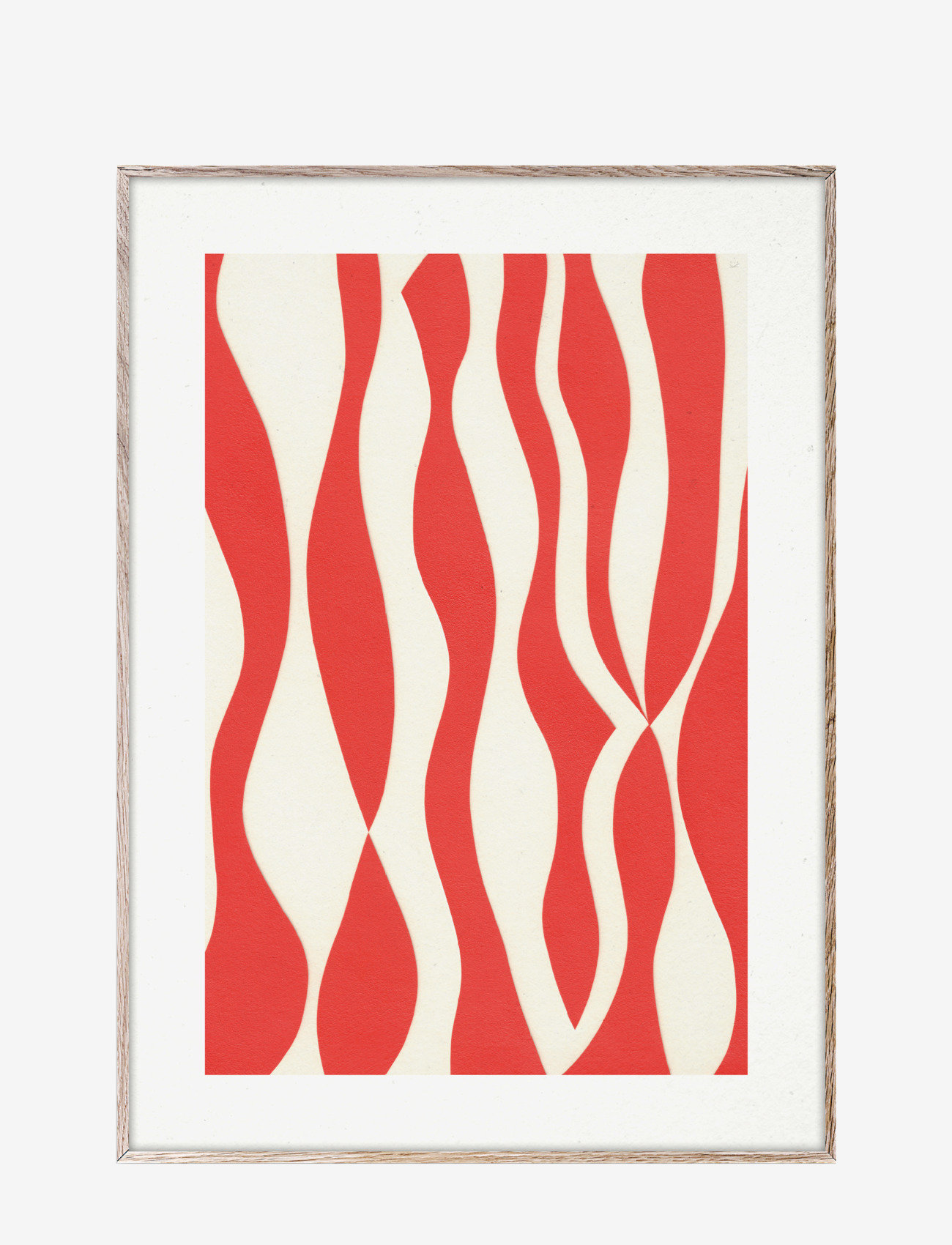 Paper Collective - Mirror - 30x40 cm - die niedrigsten preise - red, white - 0