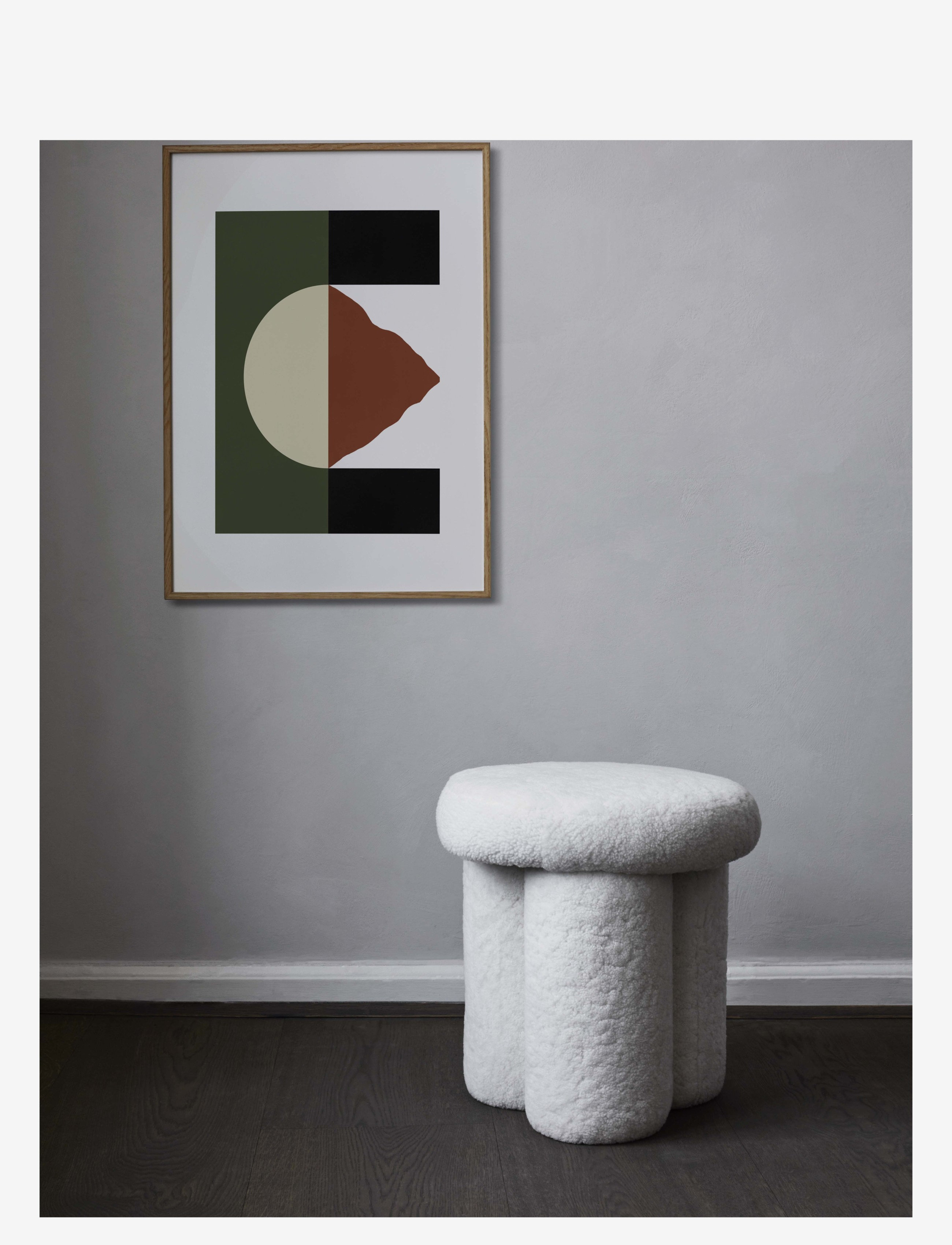 Paper Collective - Mountain - 30x40 cm - die niedrigsten preise - white, green, beige, black, brown - 1