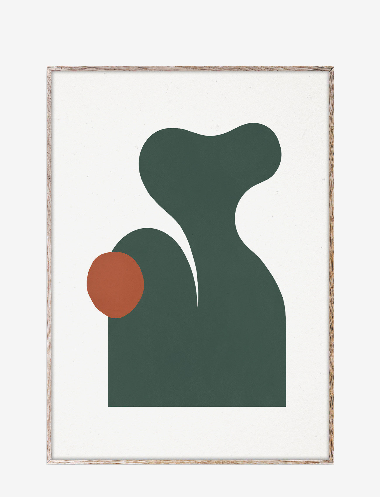 Paper Collective - Levitation II - 50x70 cm - laagste prijzen - white, green, orange - 0