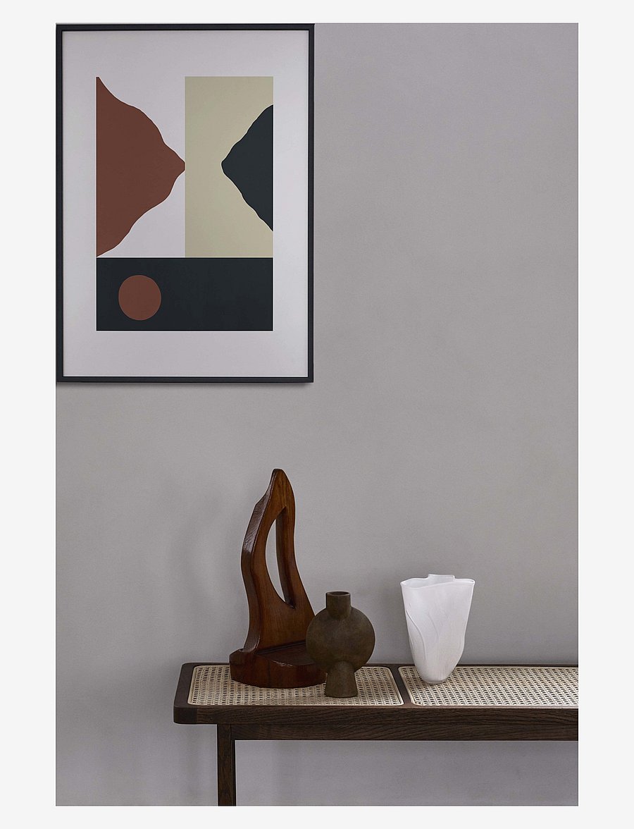Paper Collective - Big Sur - 50x70 cm - graafilised mustrid - white, brown, beige, blue - 1