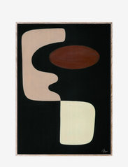 Paper Collective - Faces 01 - 30x40 cm - die niedrigsten preise - black, beige, dark red - 0