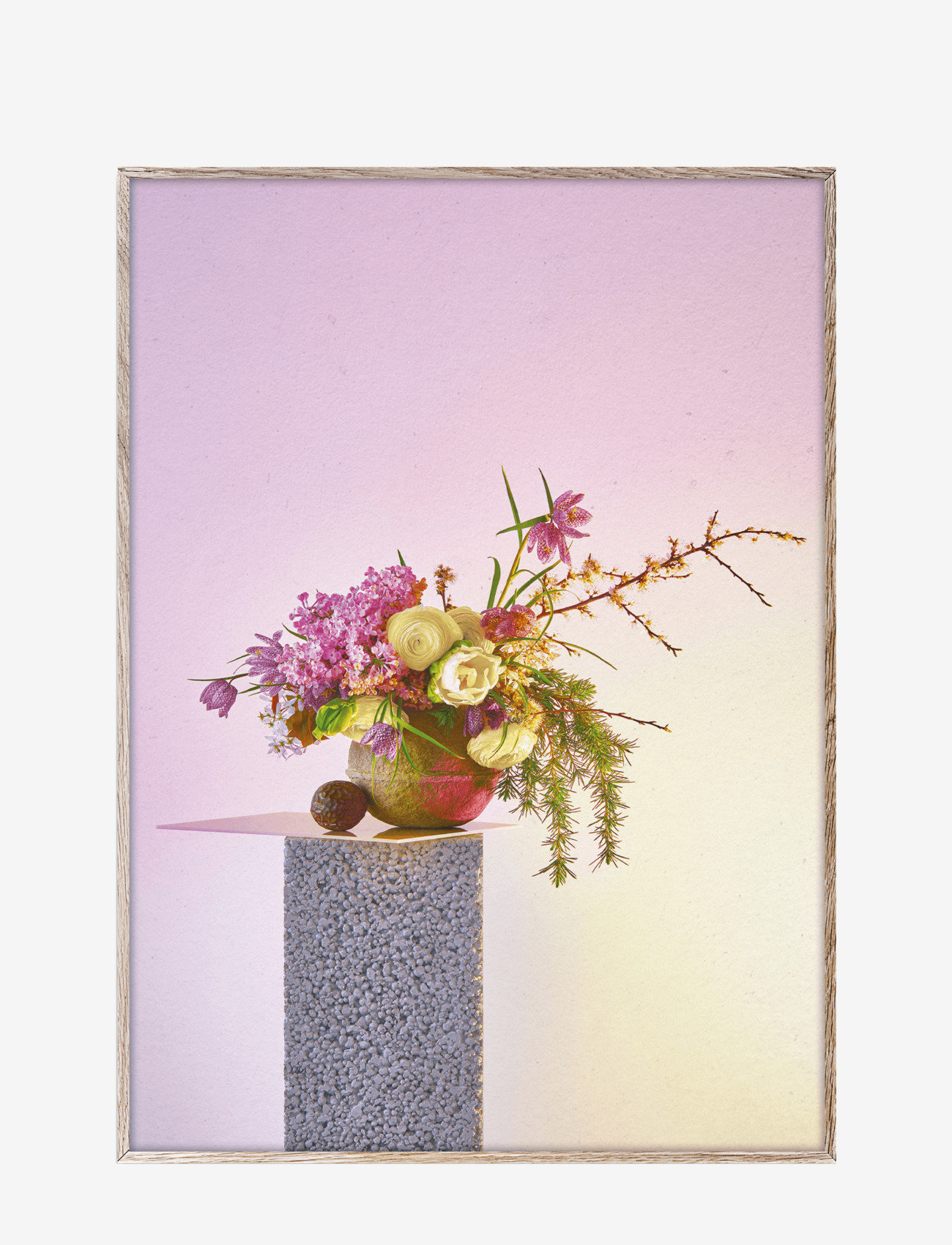 Paper Collective - Bloom 07 - 30x40 cm - laveste priser - multi, creme - 0