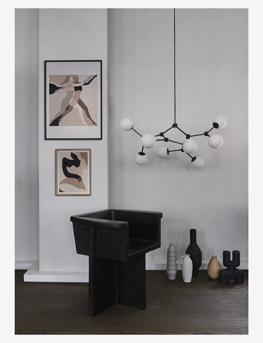Paper Collective - Siren - 30x40 cm - grafische muster - multi, beige, black - 1