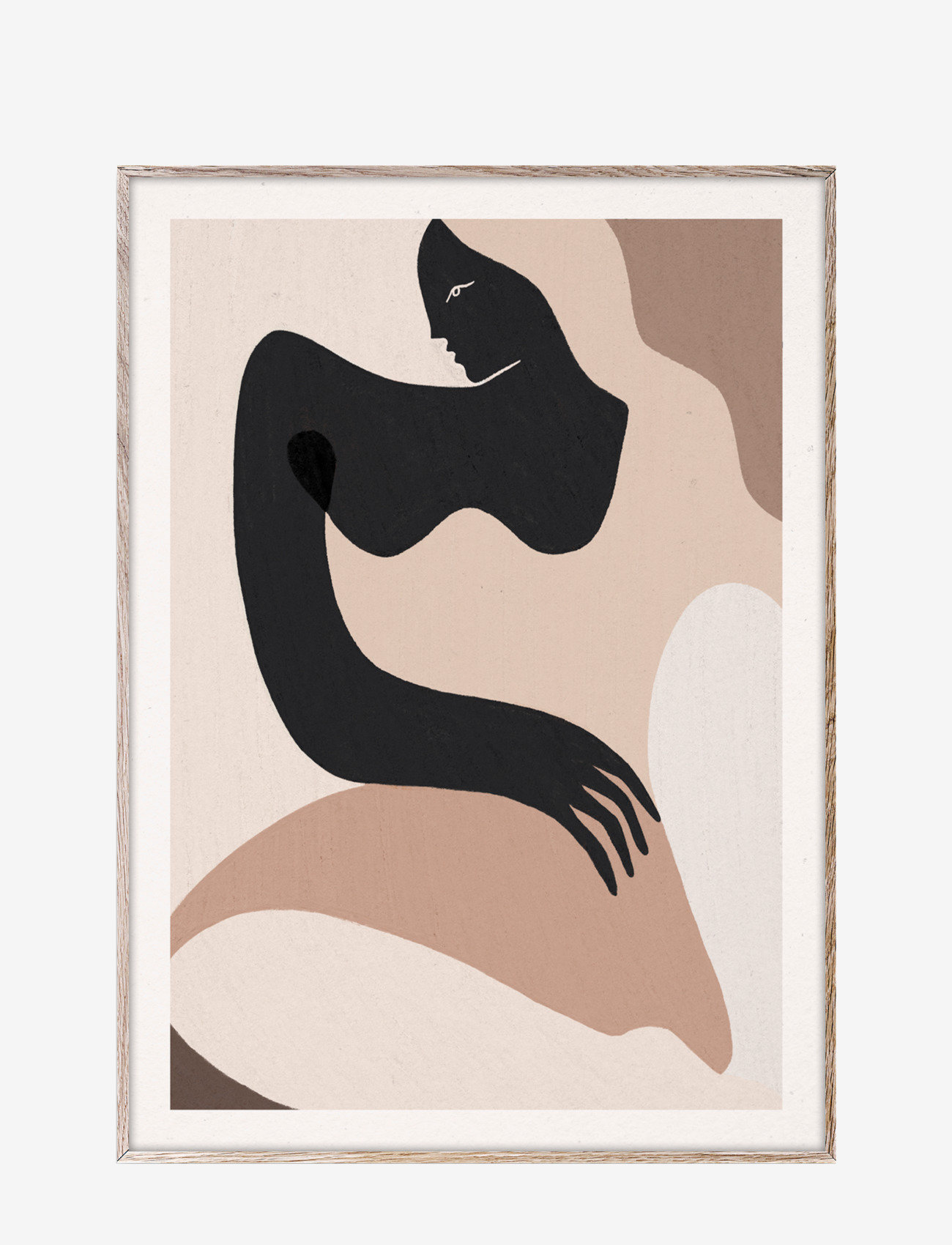 Paper Collective - Siren - 50x70 cm - grafiska mönster - multi, beige, black - 0