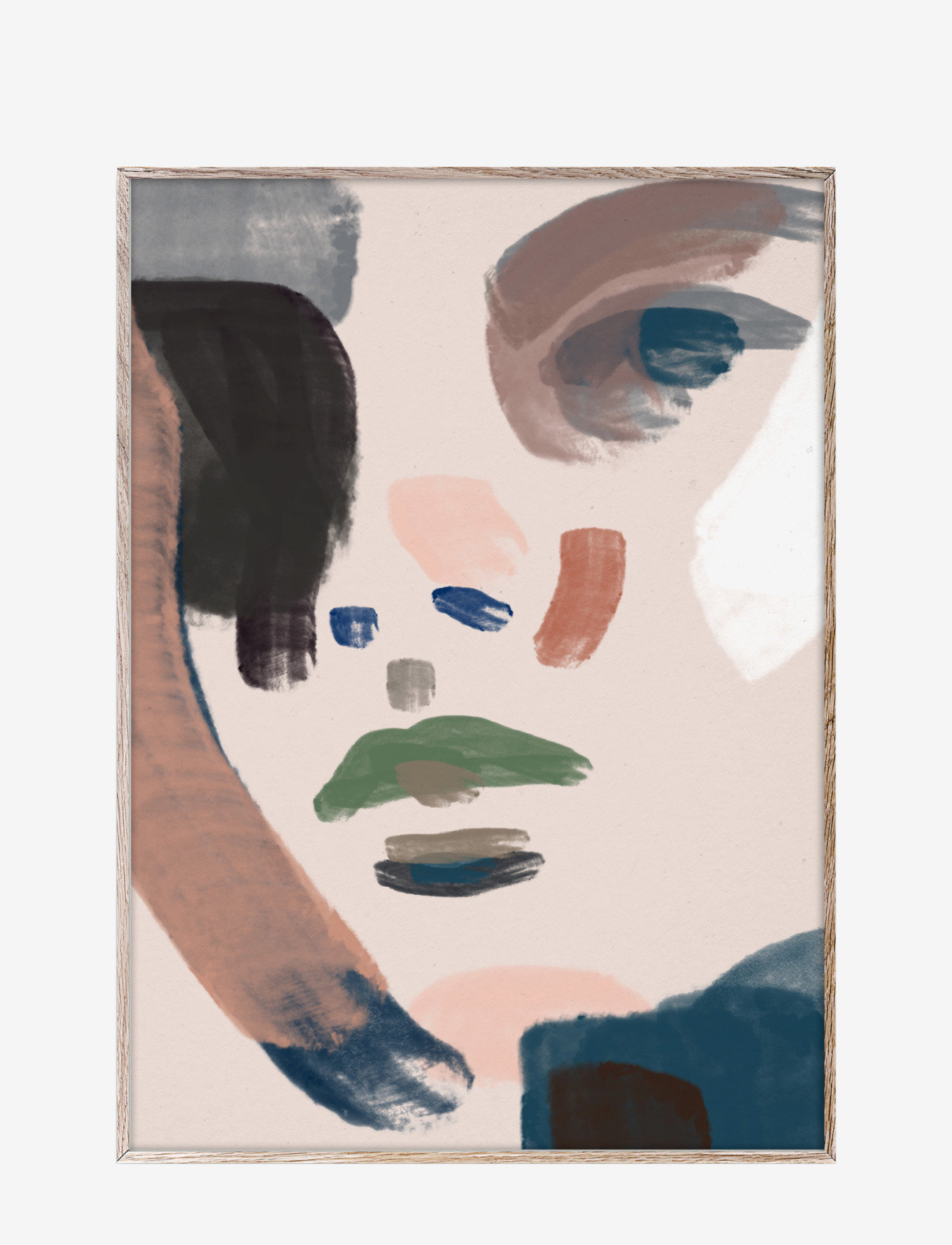 Paper Collective - Her - 50x70 cm - illustrationer - multi, beige, black, blue, green - 0