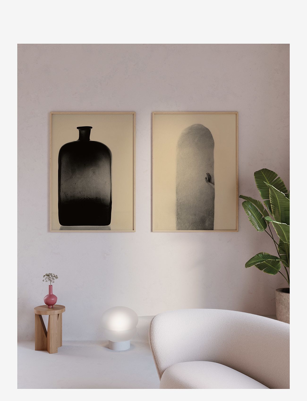 Paper Collective - Hand and Wall - yellow, black - 1