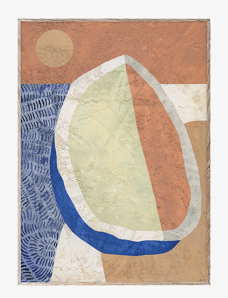 Paper Collective - Calma 02 - grafische muster - orange, blue, beige - 0