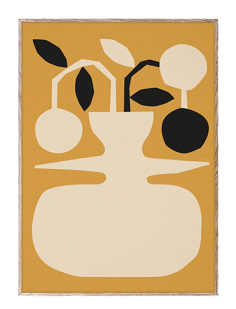 Paper Collective - Jarrón - illustratsioonid - orange, beige, black - 0