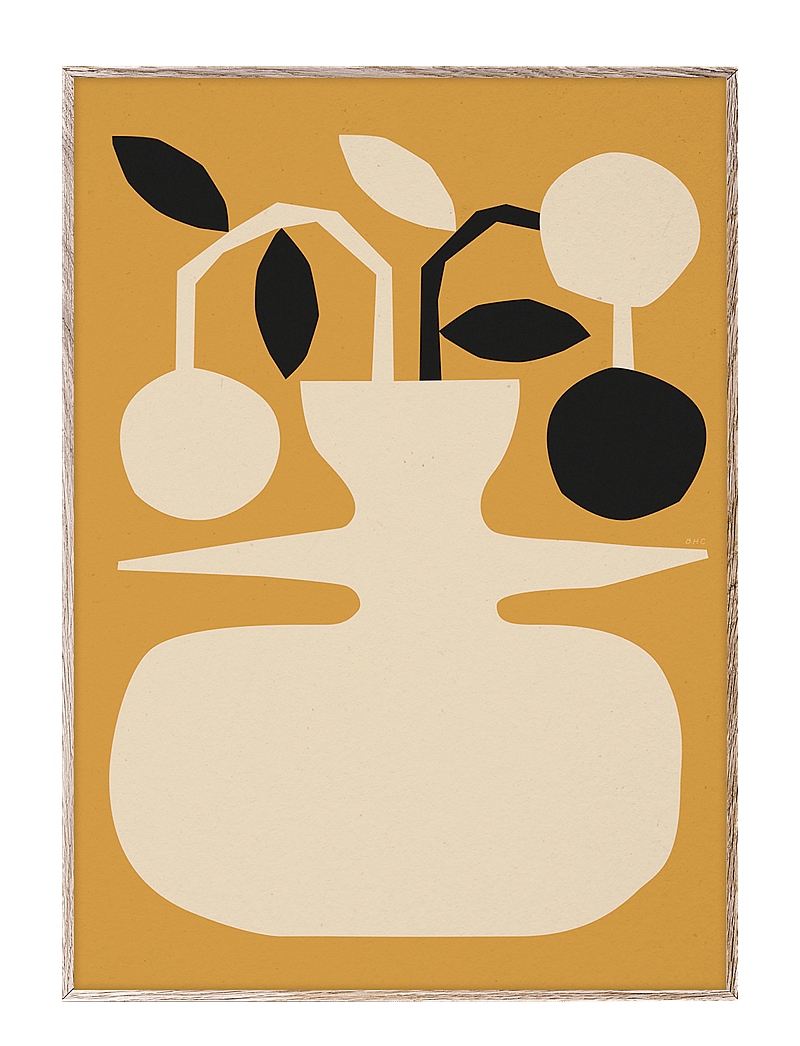 Paper Collective - Jarrón - illustratsioonid - orange, beige, black - 0