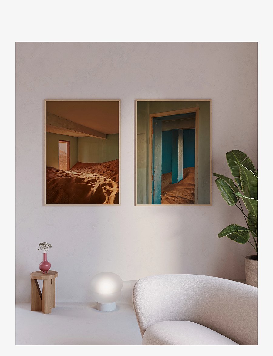 Paper Collective - Sand Village III - red, blue - 1