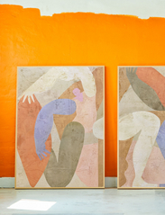 Paper Collective - Las Danzantes 01 - 30x40 - de laveste prisene - orange, nude, blue - 1