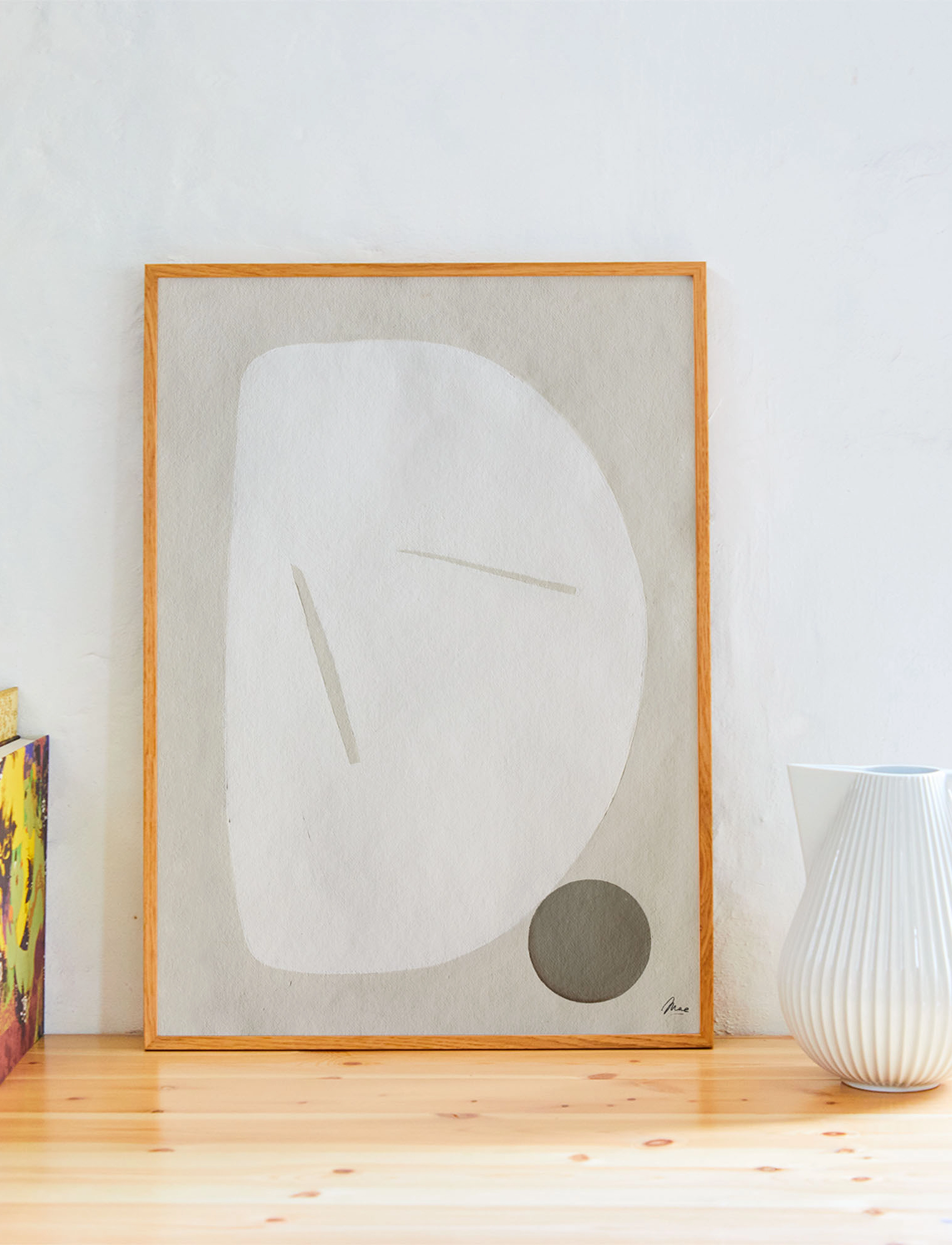 Paper Collective - Soul Sound - 30x40 - grey, beige, white - 1