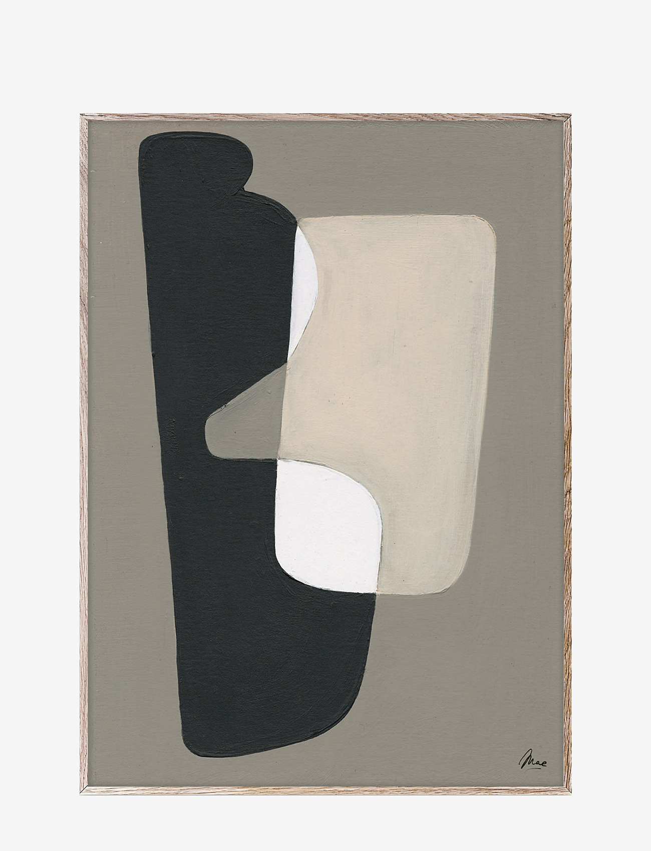 Paper Collective - Closeness - 50x70 - black, white, beige, grey - 0