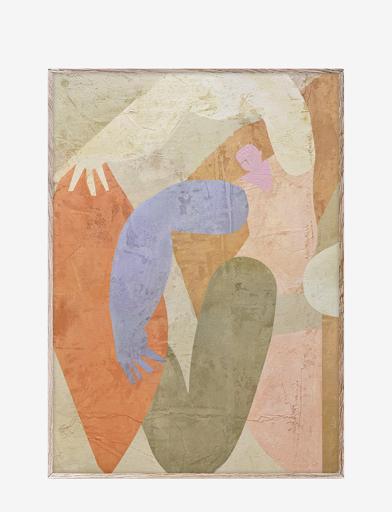 Paper Collective - Las Danzantes 01 - 70x100 - orange, nude, blue - 0