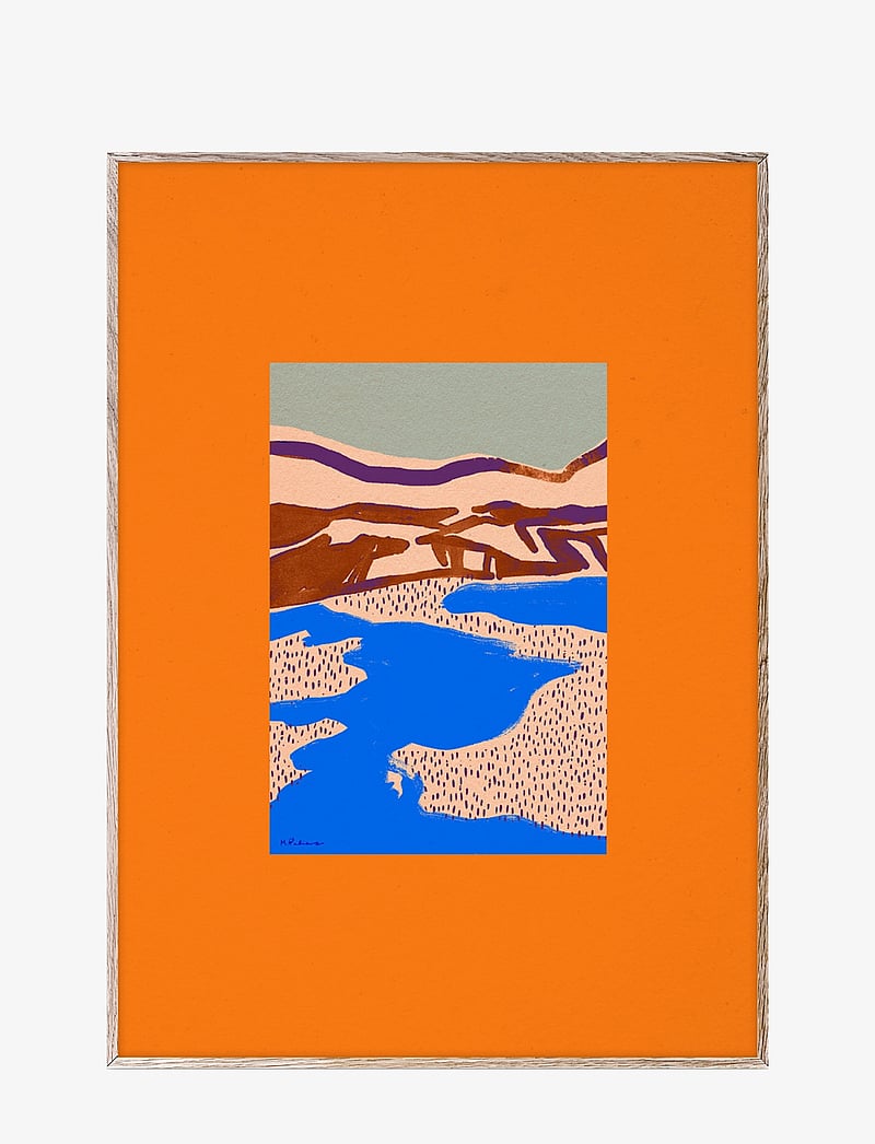 Paper Collective - Orange Landscape - 70x100 - multi-colour - 0