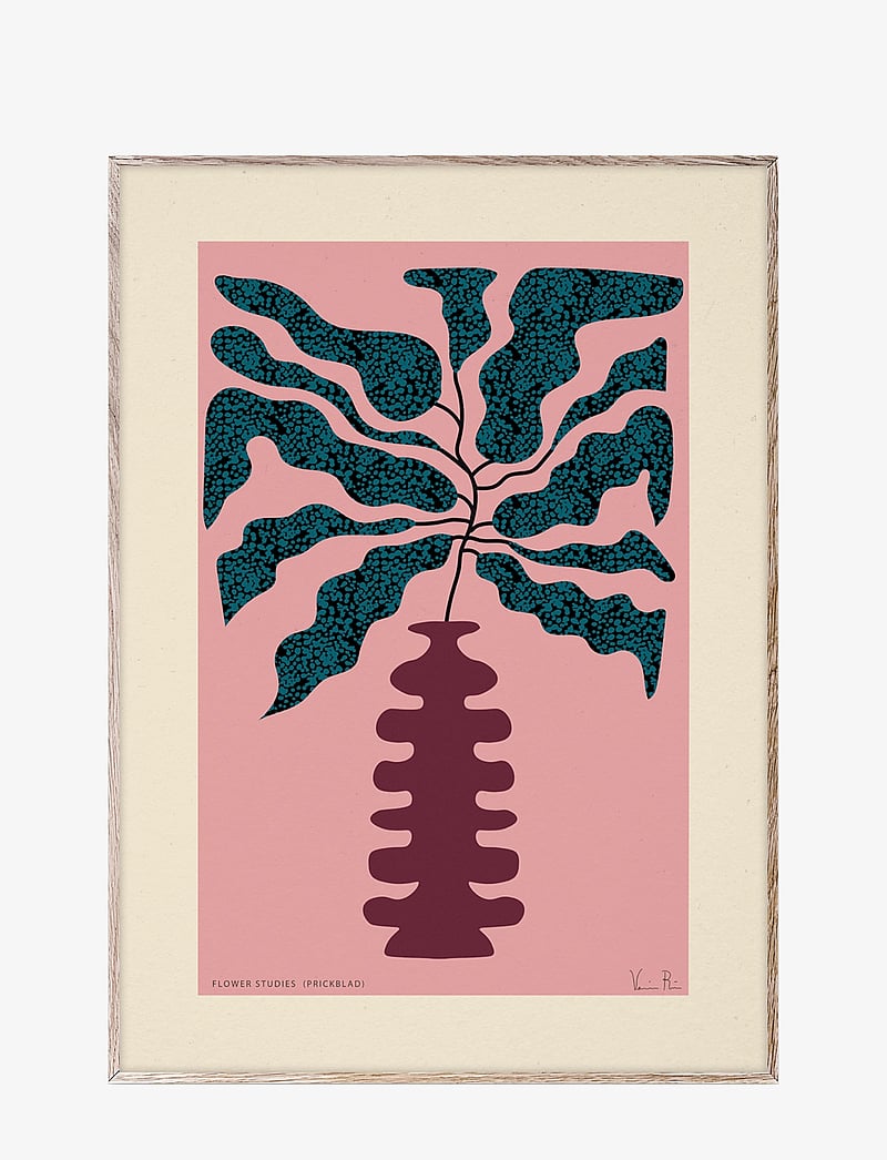 Paper Collective - Flower Studies 01 (Prickblad) - 70x100 - pink, red, green - 0