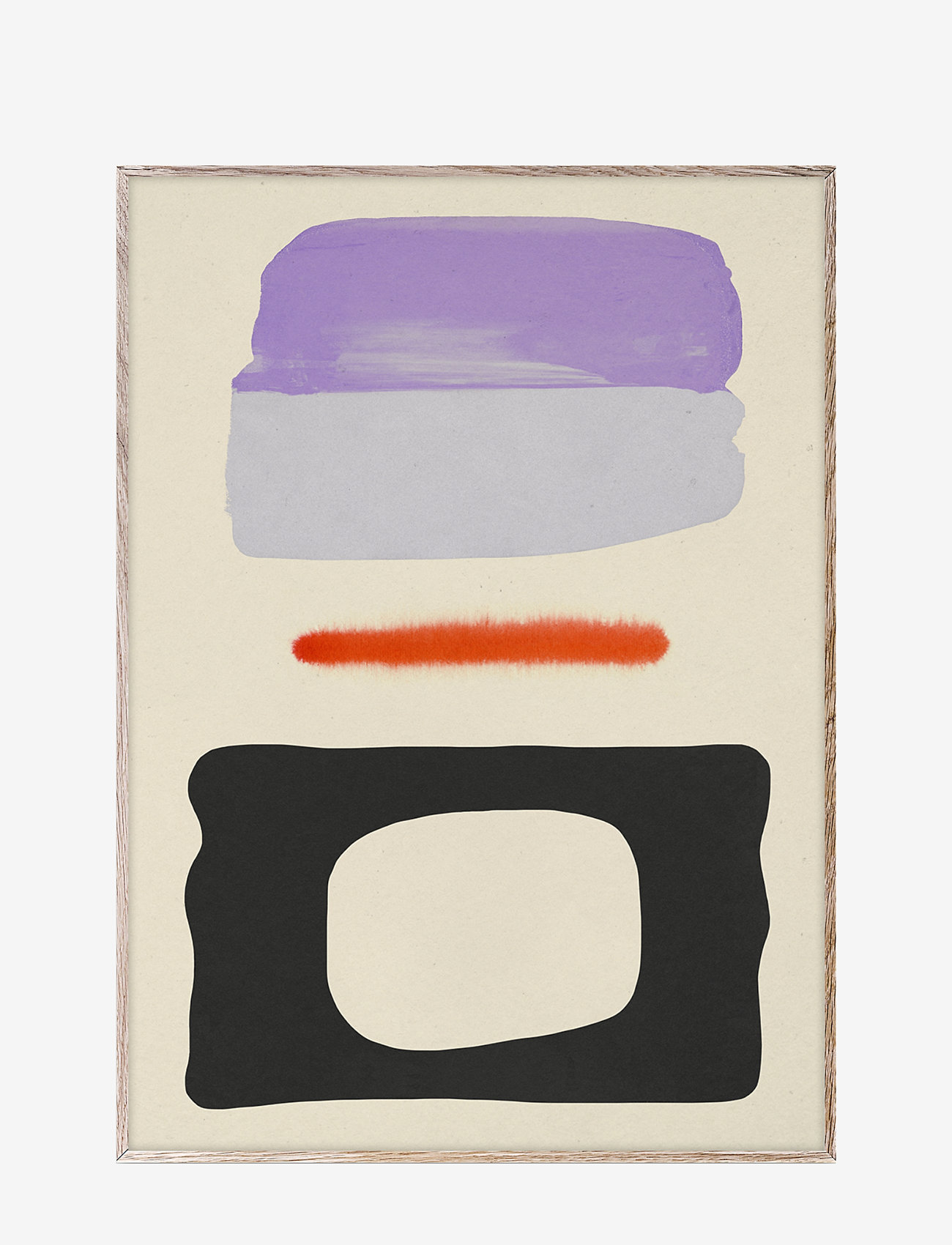 Paper Collective - Three Shapes - 70x100 - black, white - 0