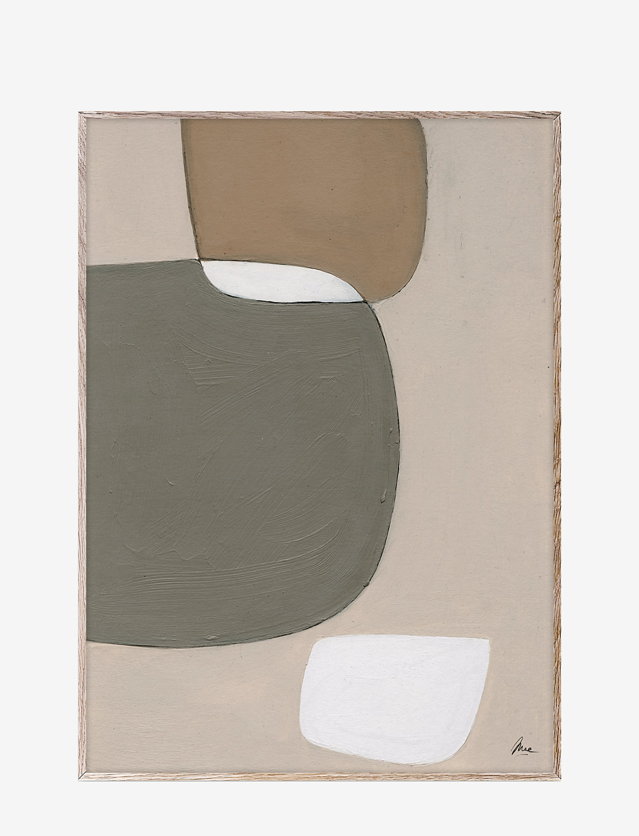 Paper Collective - Sand Stories - 70x100 - sand, white, grey - 0