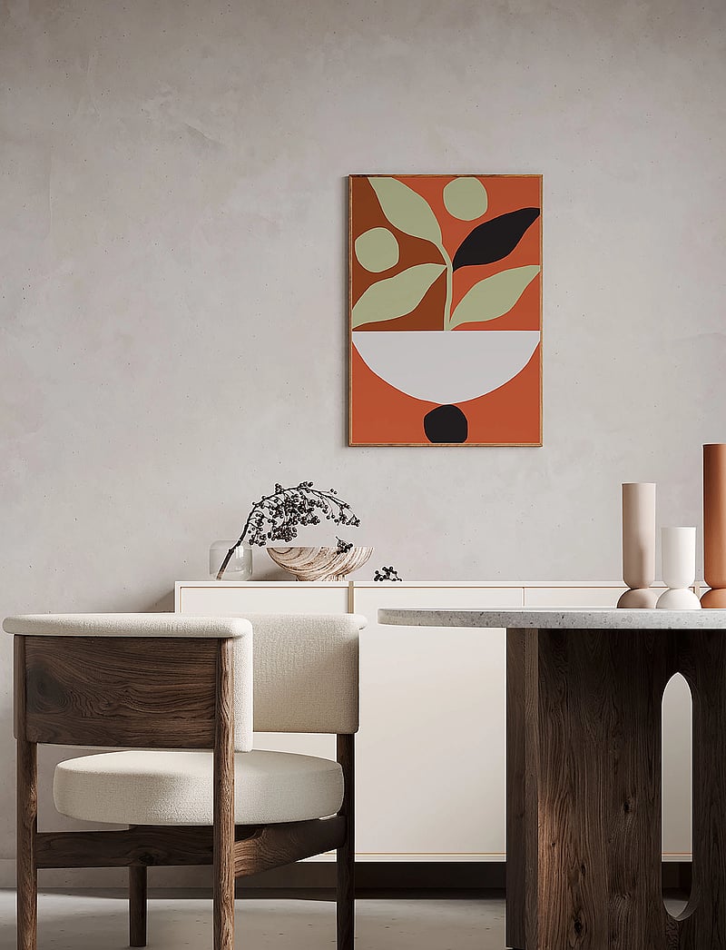 Paper Collective - Maceta - 70x100 - orange, brown, white, black - 1