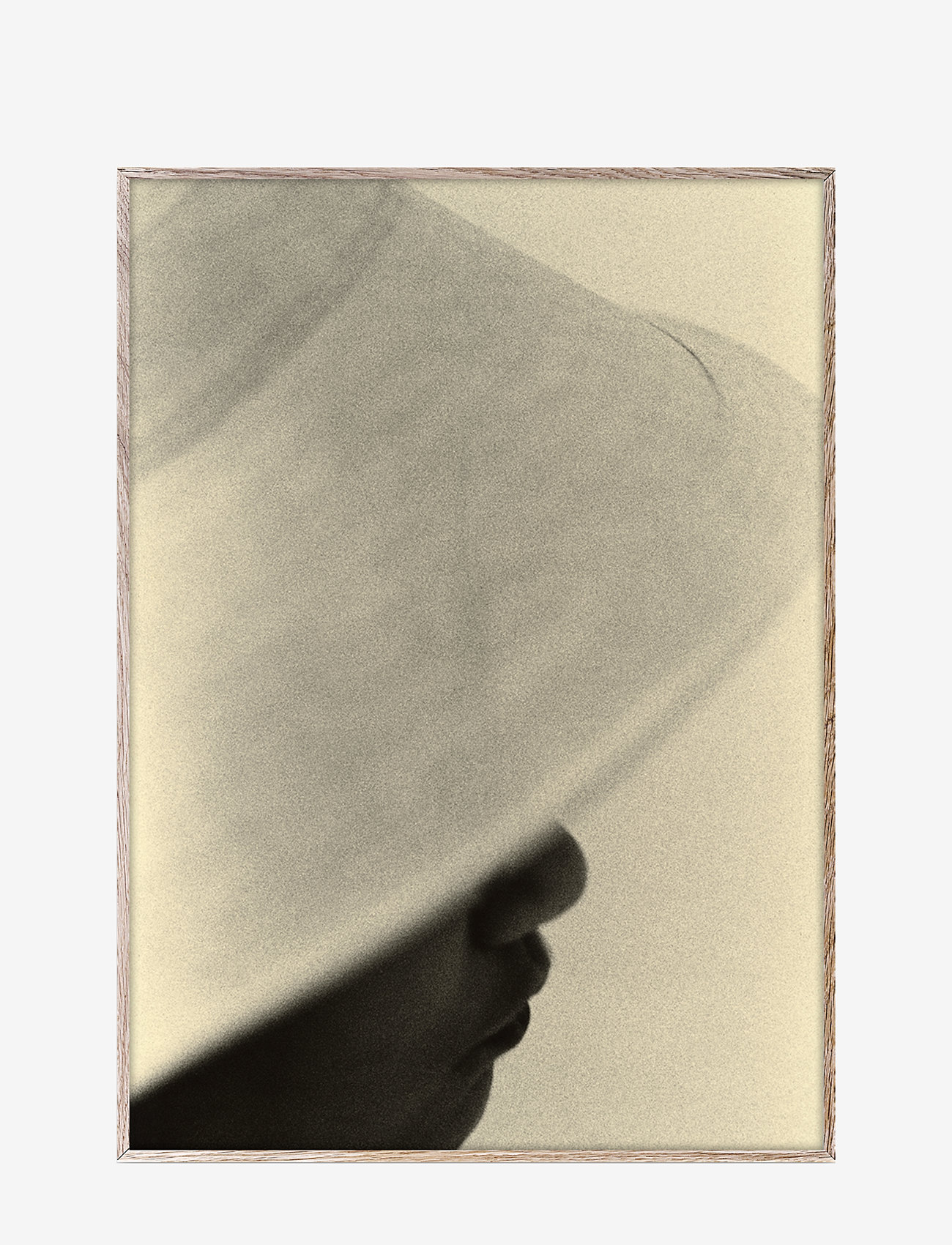 Paper Collective - Girl and Hat - 70x100 - beige, black - 0