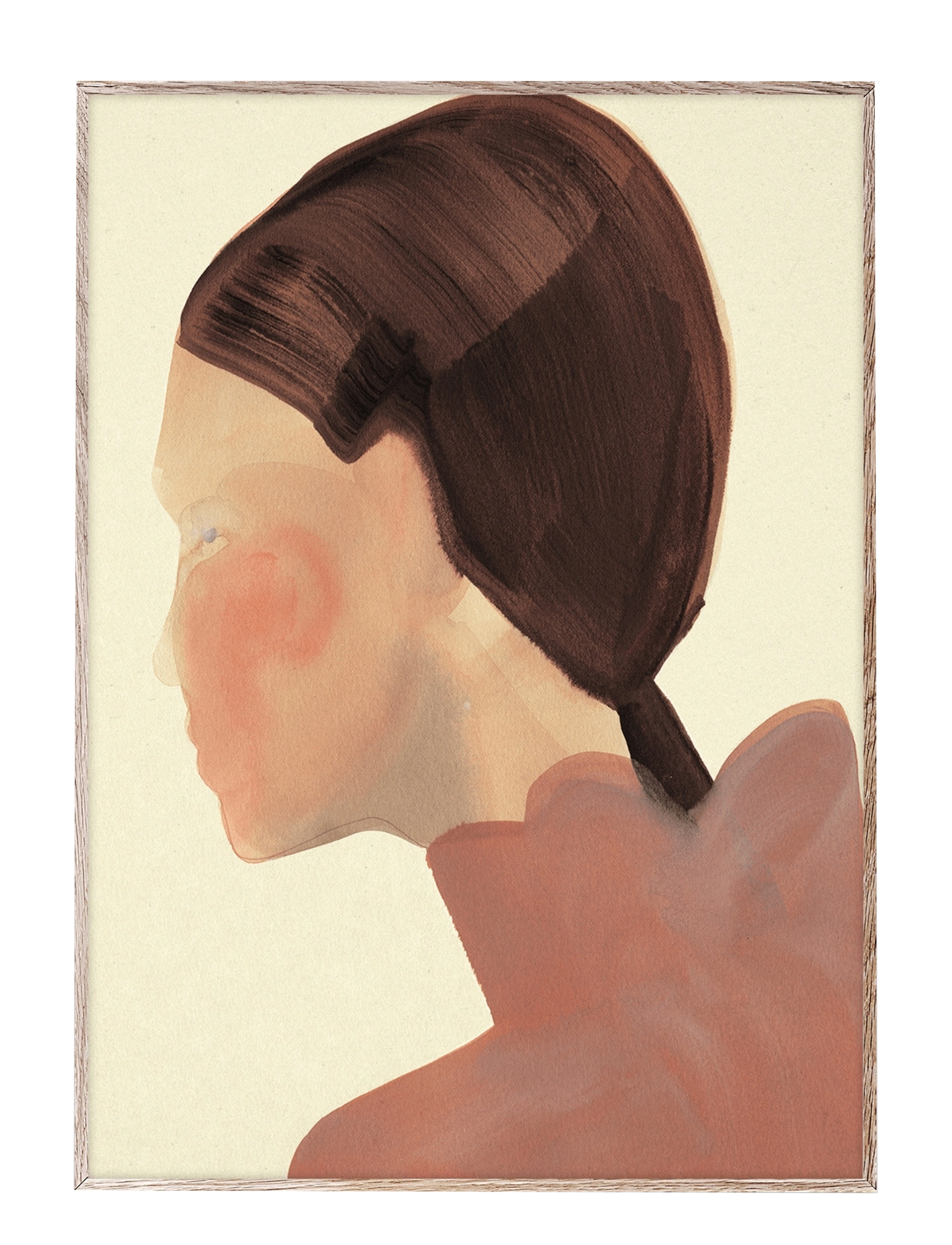 Paper Collective - The Ponytail - 70x100 - brown, pink, rosa, beige - 0