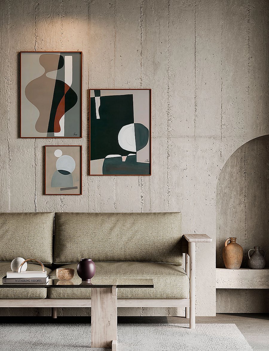 Paper Collective - La Femme 01 - 70x100 - sand, beige, grey, white - 4