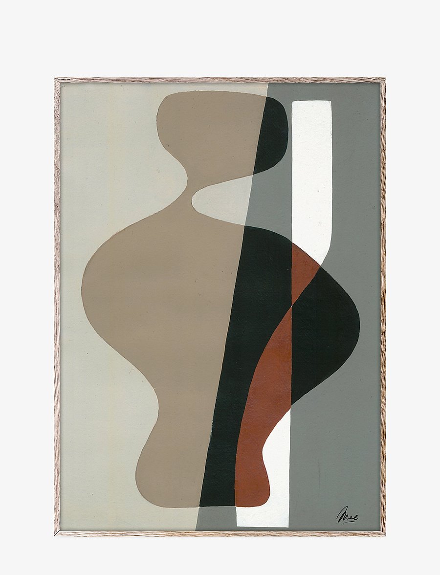 Paper Collective - La Femme 03 - 70x100 - sand, beige, grey, white, red - 0