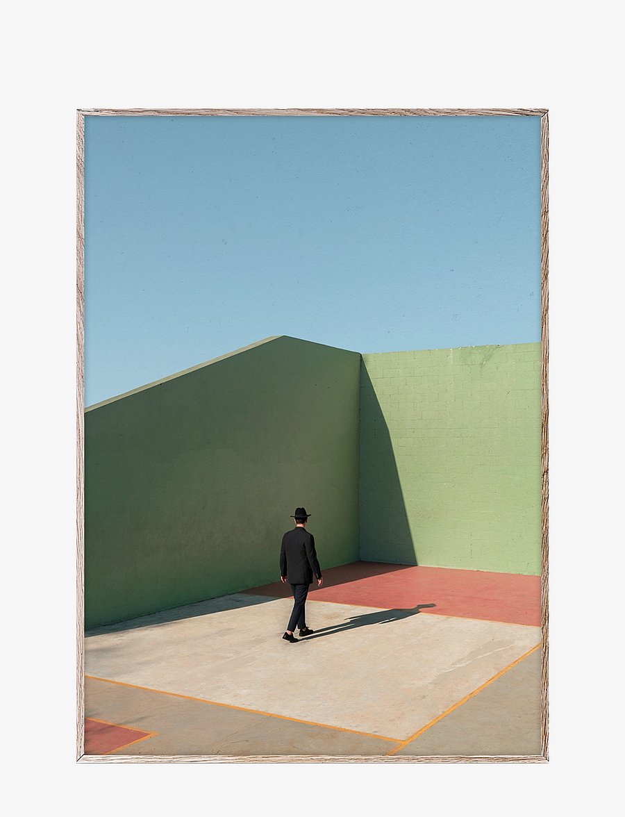 Paper Collective - Simplicity of the Moment - 70x100 - green, blue - 0
