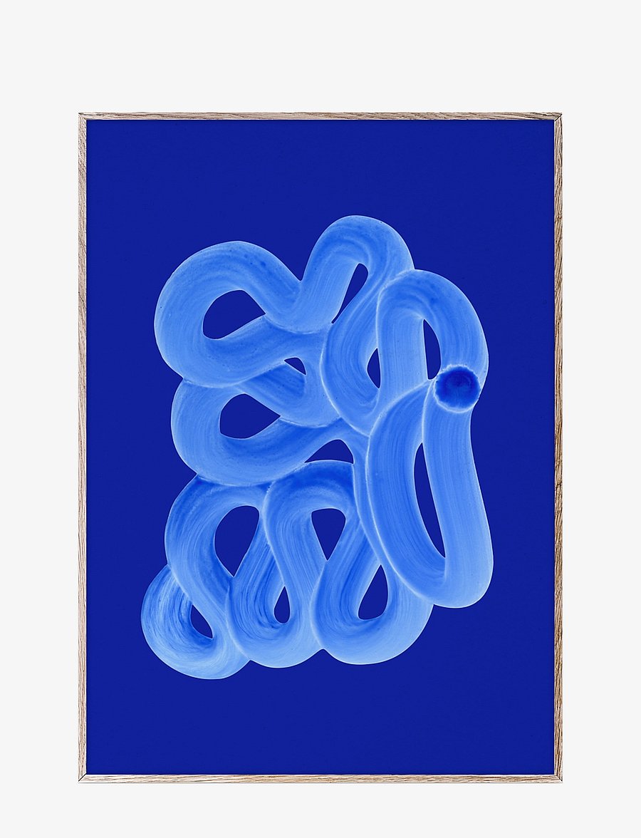 Paper Collective - Blue Brush - 70x100 - blue - 0