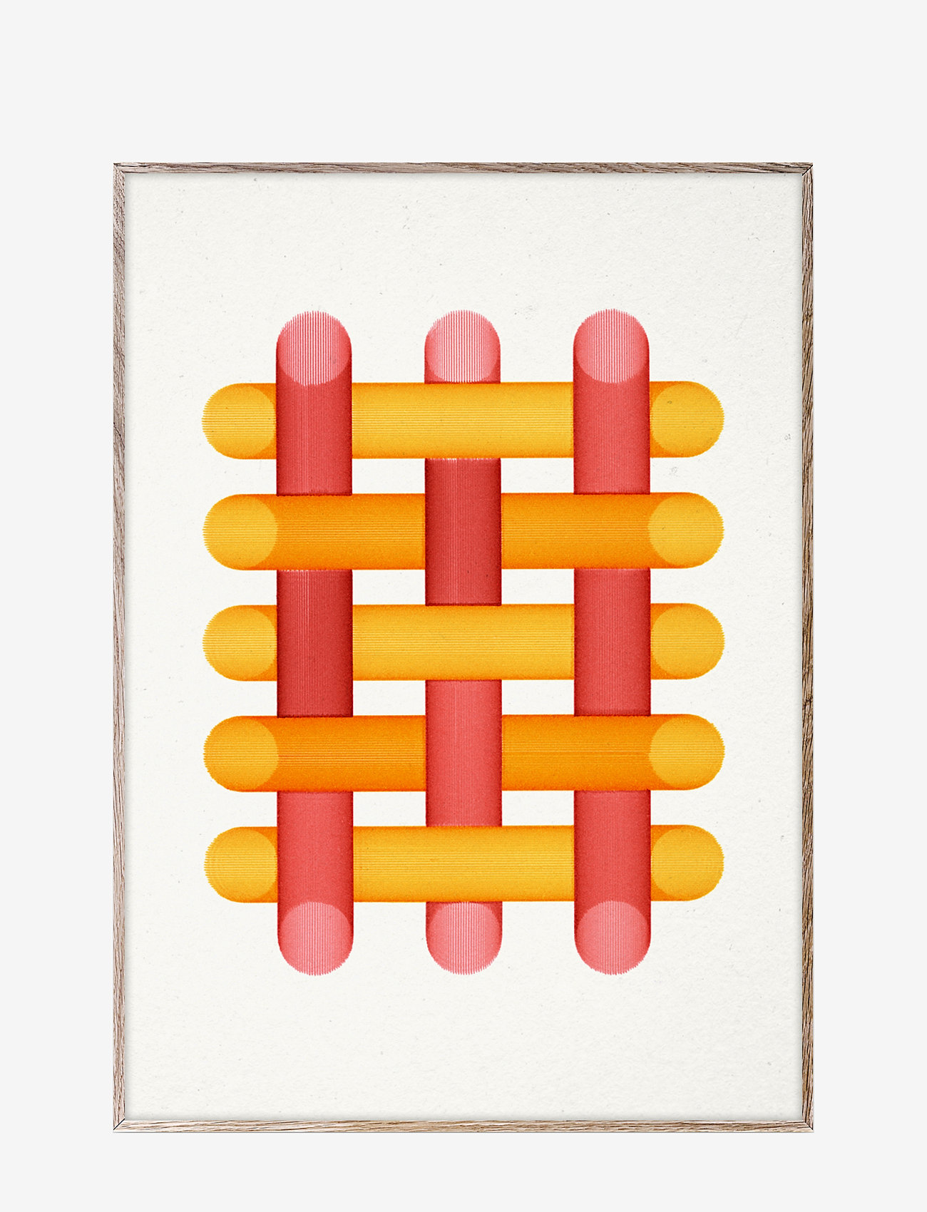 Paper Collective - The Weave - 70x100 - red, yellow - 0