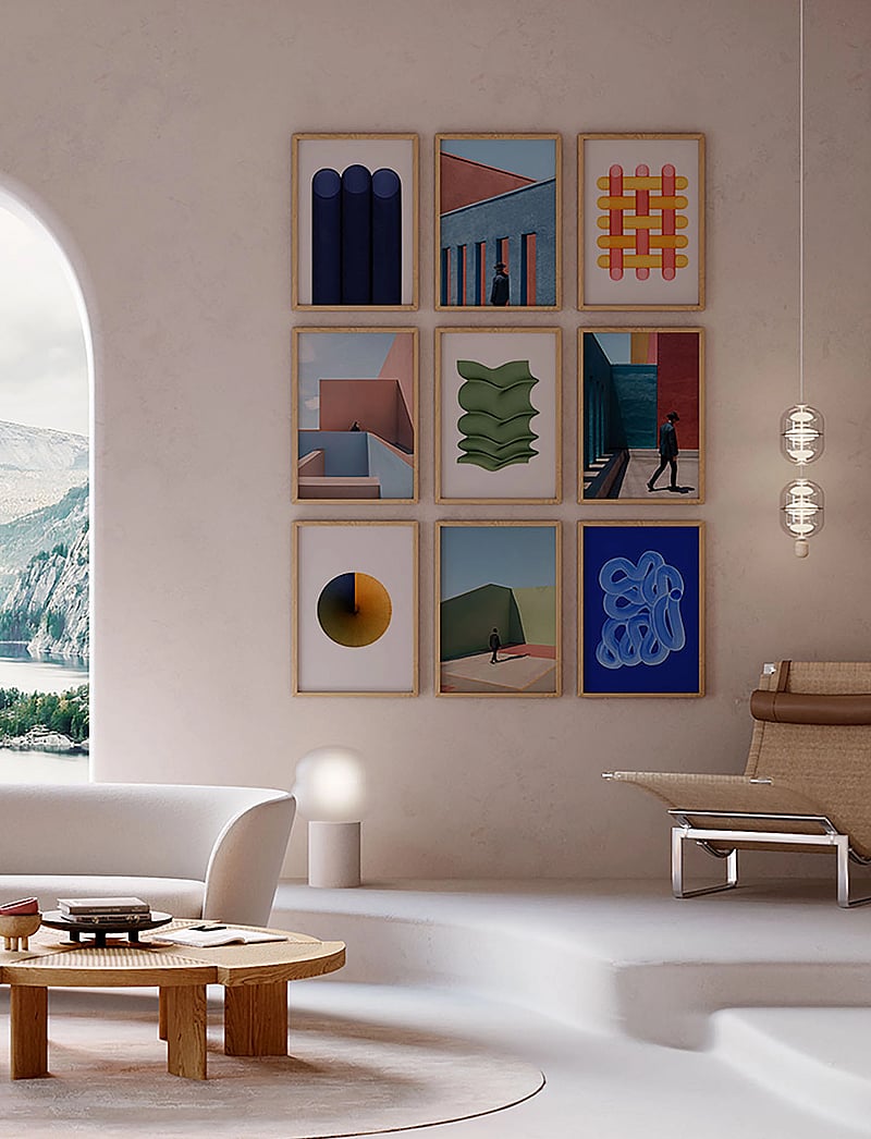 Paper Collective - The Weave - 70x100 - red, yellow - 1