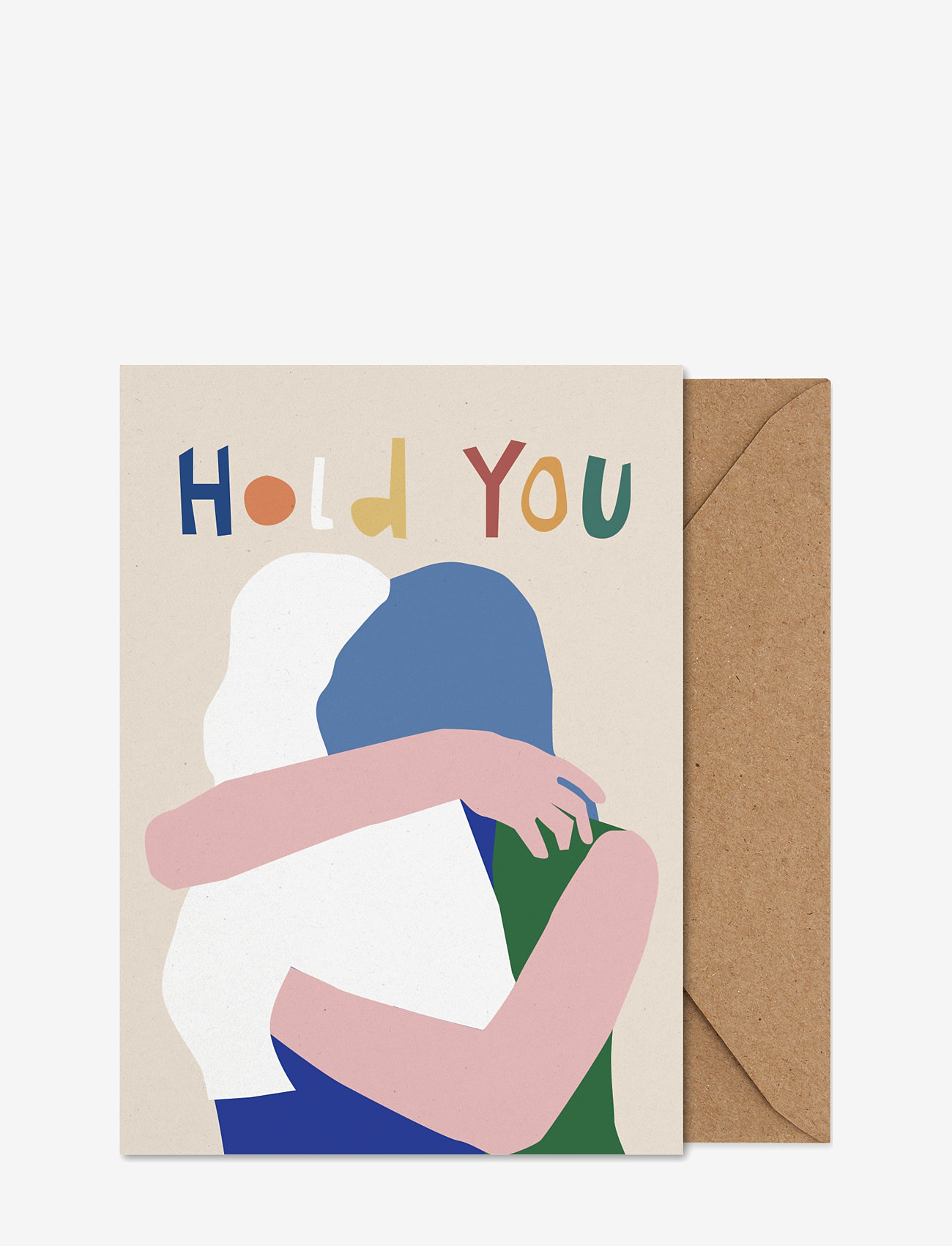 Paper Collective - Hold You - Folded A5 Art Card - multi-colour - 0