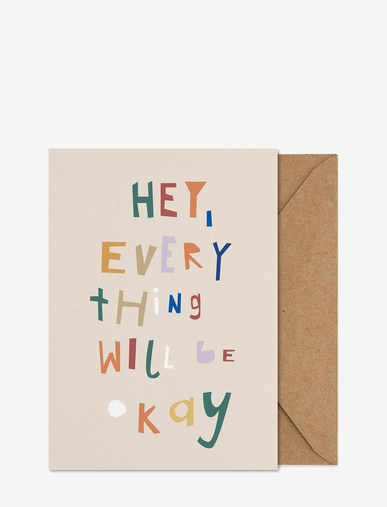Paper Collective - Everything OK - Folded A5 Art Card - multi-colour - 0