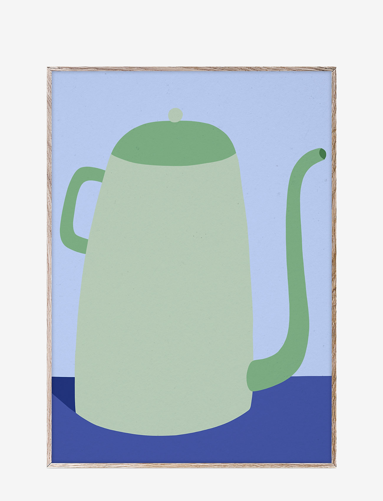 Paper Collective - Cafetiere - 50x70 - green, blue - 0