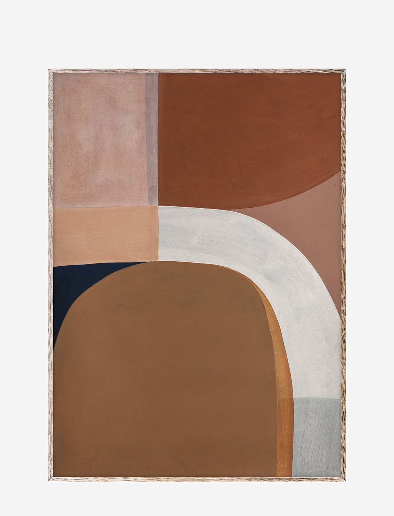 Paper Collective - Painted Shapes 01 - 30x40 - brown, beige, orange - 0