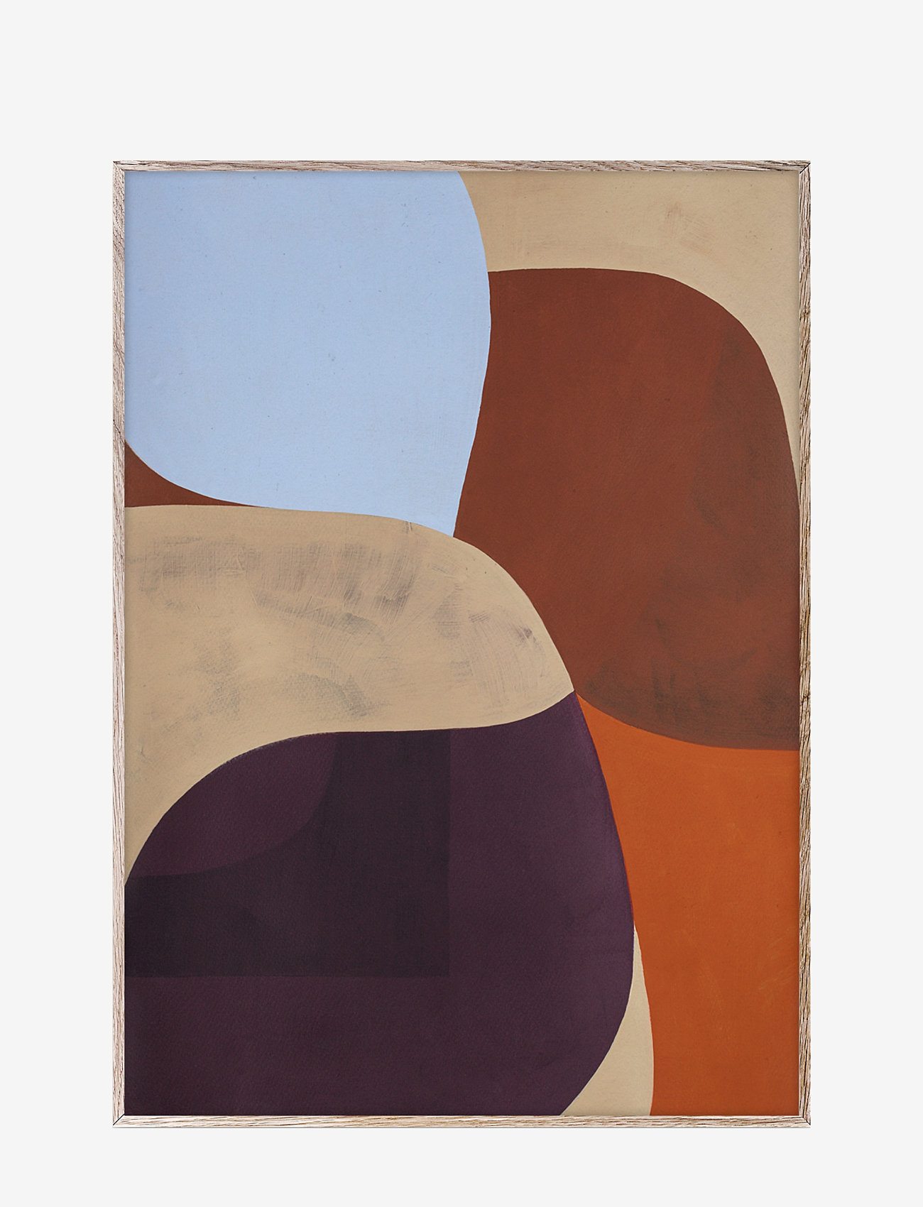 Paper Collective - Painted Shapes 02 - 70x100 - brown, beige, orange - 0