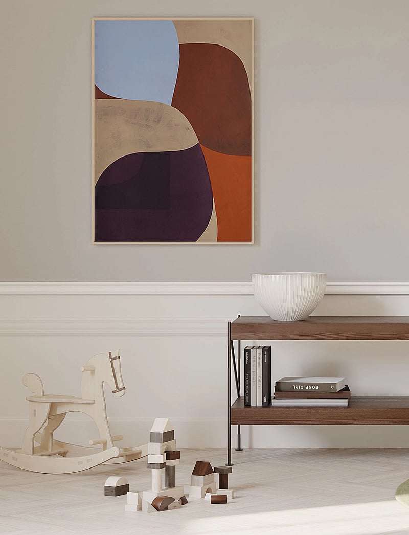 Paper Collective - Painted Shapes 02 - 70x100 - brown, beige, orange - 1
