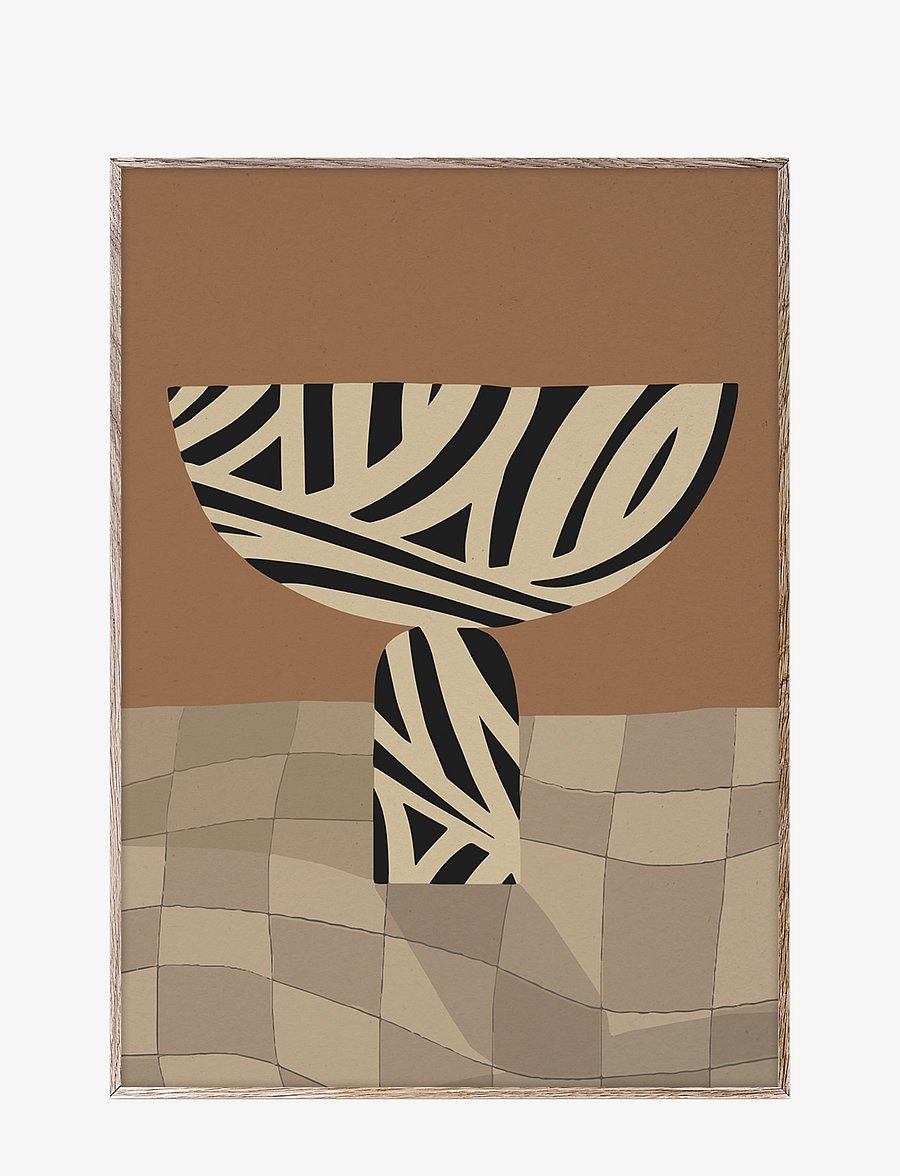 Paper Collective - Kyrr Vase II - 30x40 - beige, brown - 0