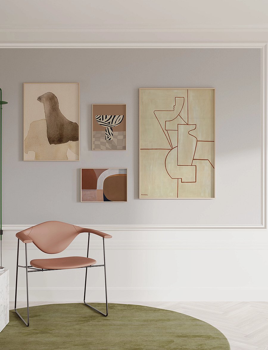 Paper Collective - Kyrr Vase II - 30x40 - beige, brown - 1