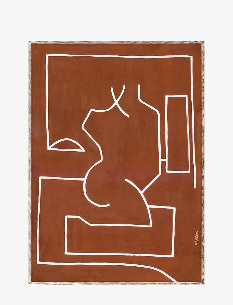 Paper Collective - Antic Ideal 02 - grafische muster - beige, brown - 1