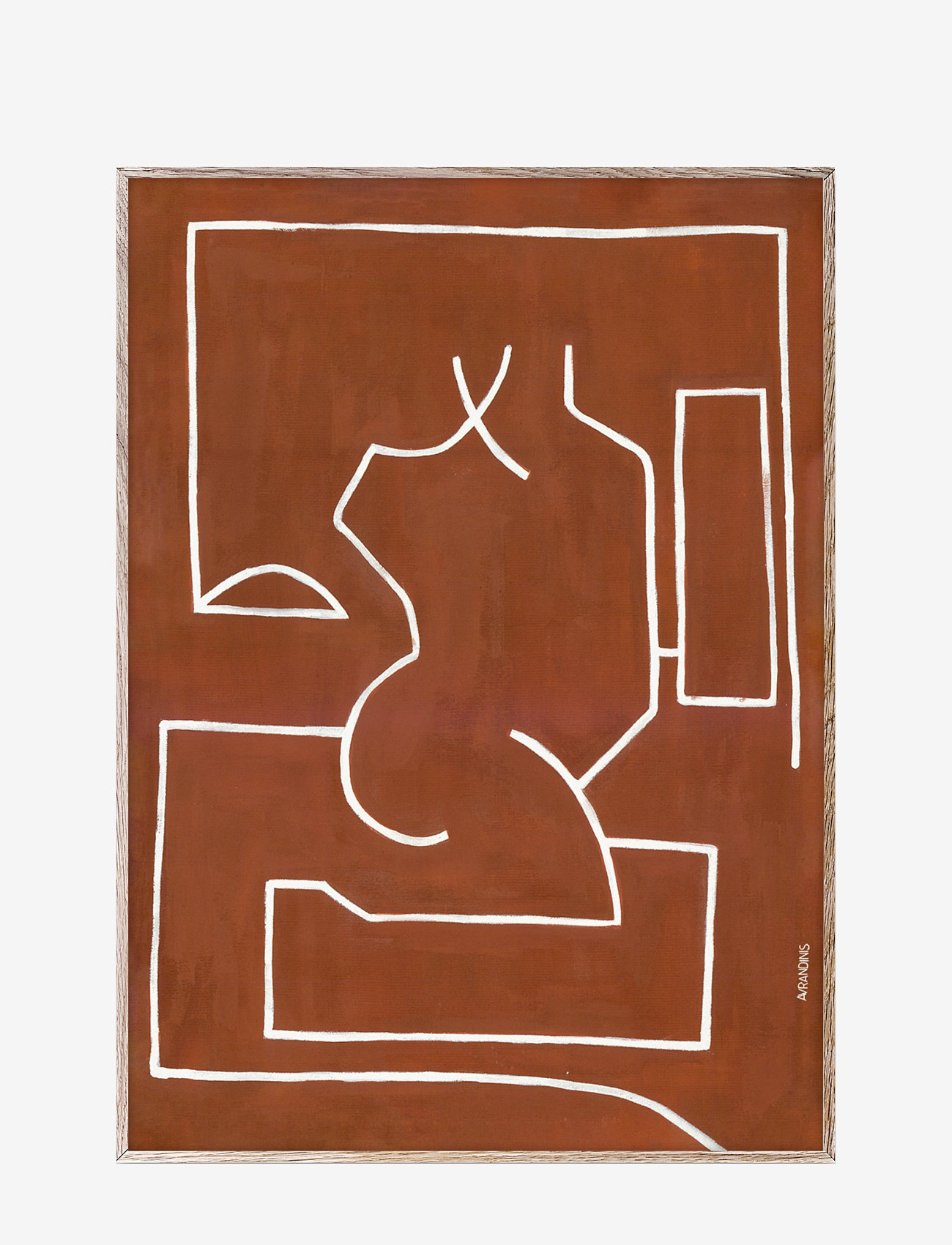 Paper Collective - Antic Ideal 02 - graphical patterns - beige, brown - 1