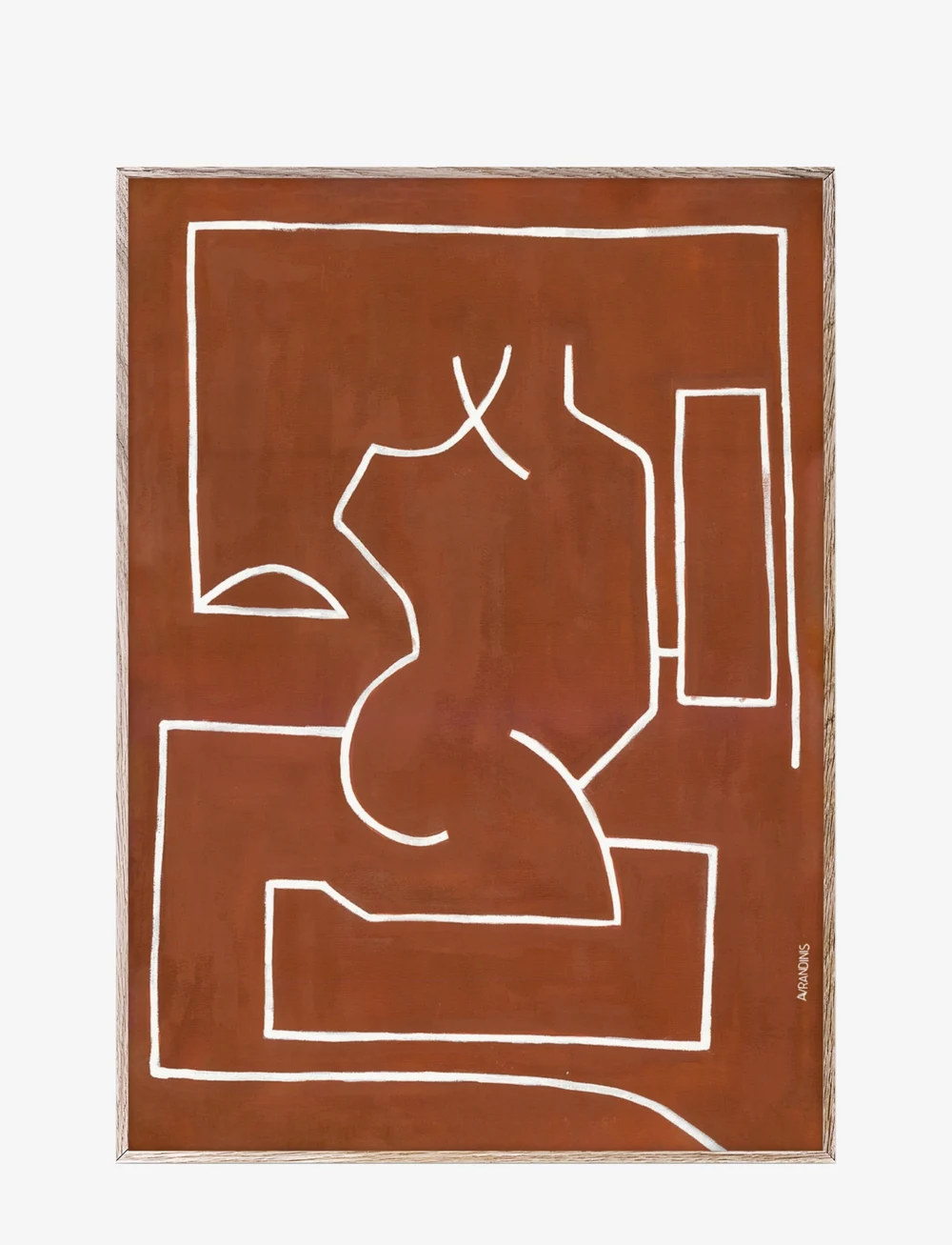 Paper Collective - Antic Ideal 02 - grafische muster - beige, brown - 0