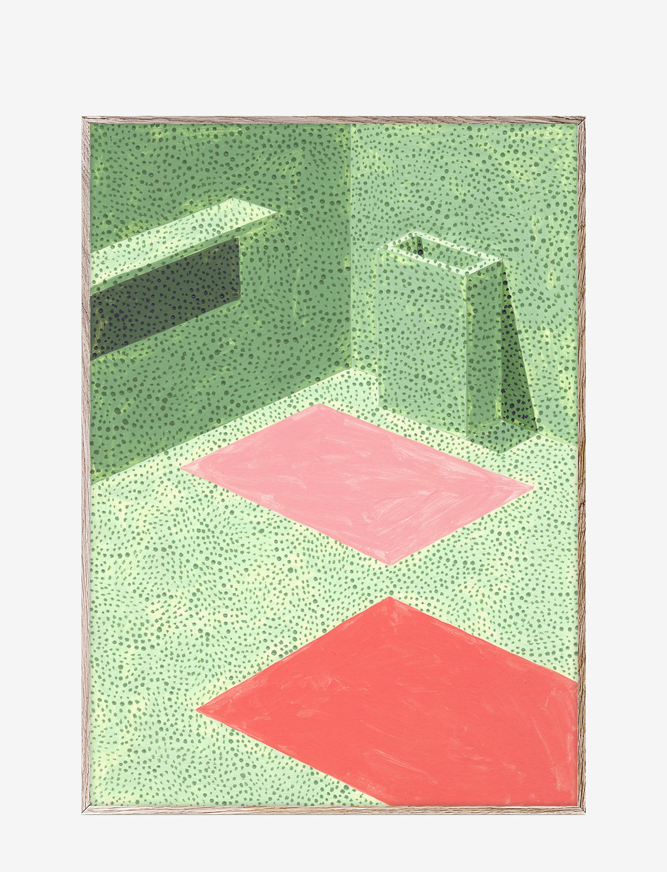 Paper Collective - Bathroom Stories 01 - illustrationer - green, pink - 0